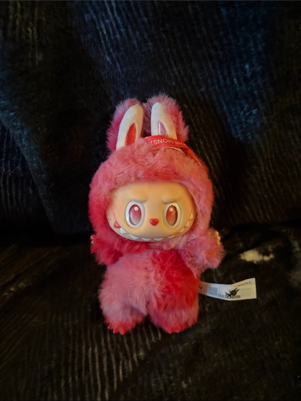 Pop Mart Labubu Love Key Ring— Fluffy Collectible